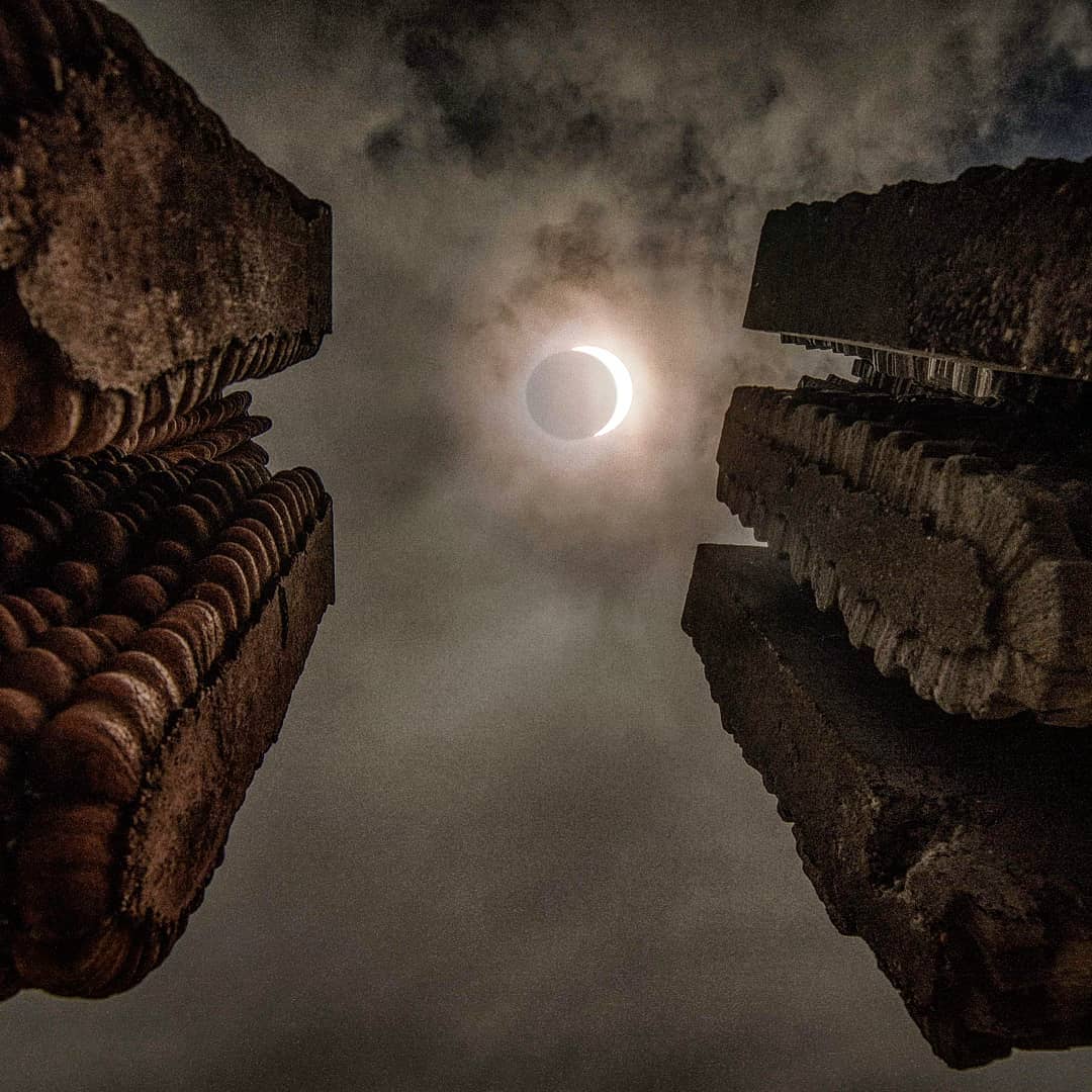 Imagen del Eclipse en Biobío