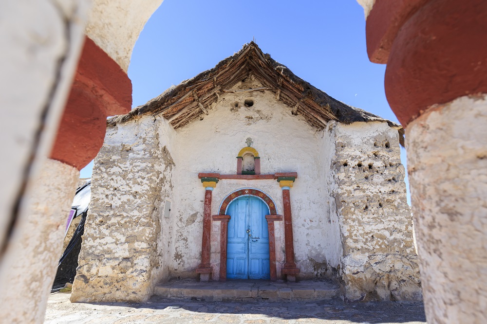 Iglesia de los pueblos del altiplano chileno