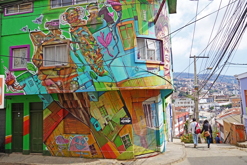Ruta del Street Art en Valparaíso y sus graffitis