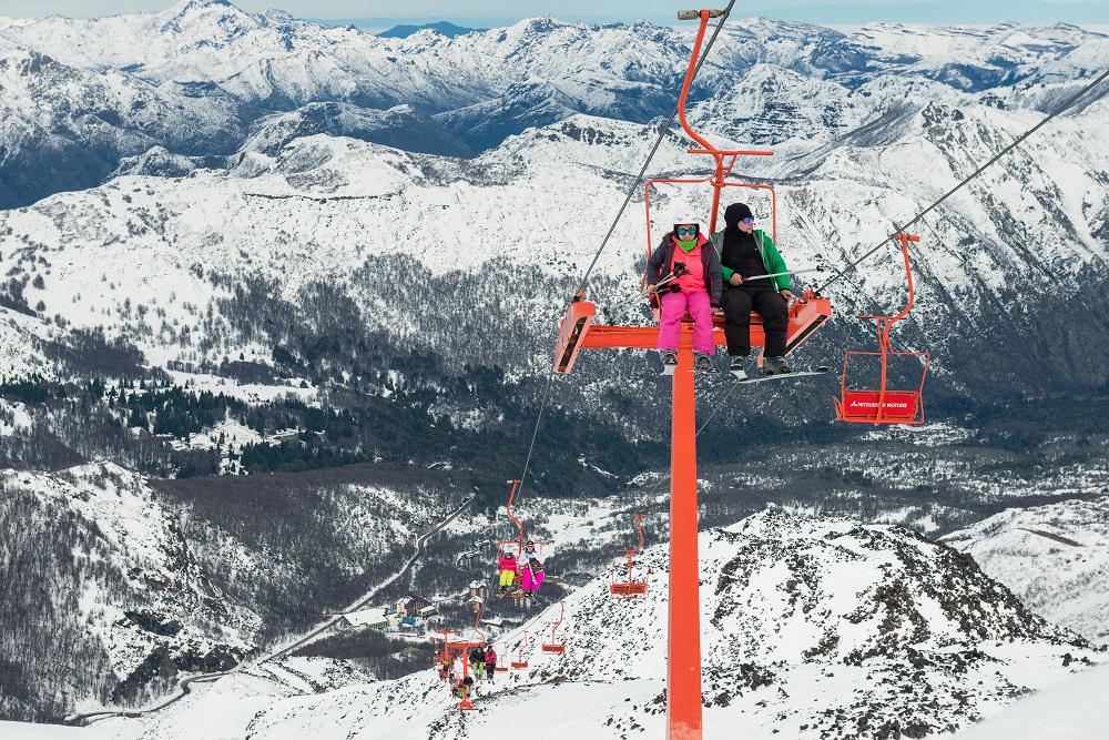 Temporada de nieve en Chile y sus paisajes cordilleranos